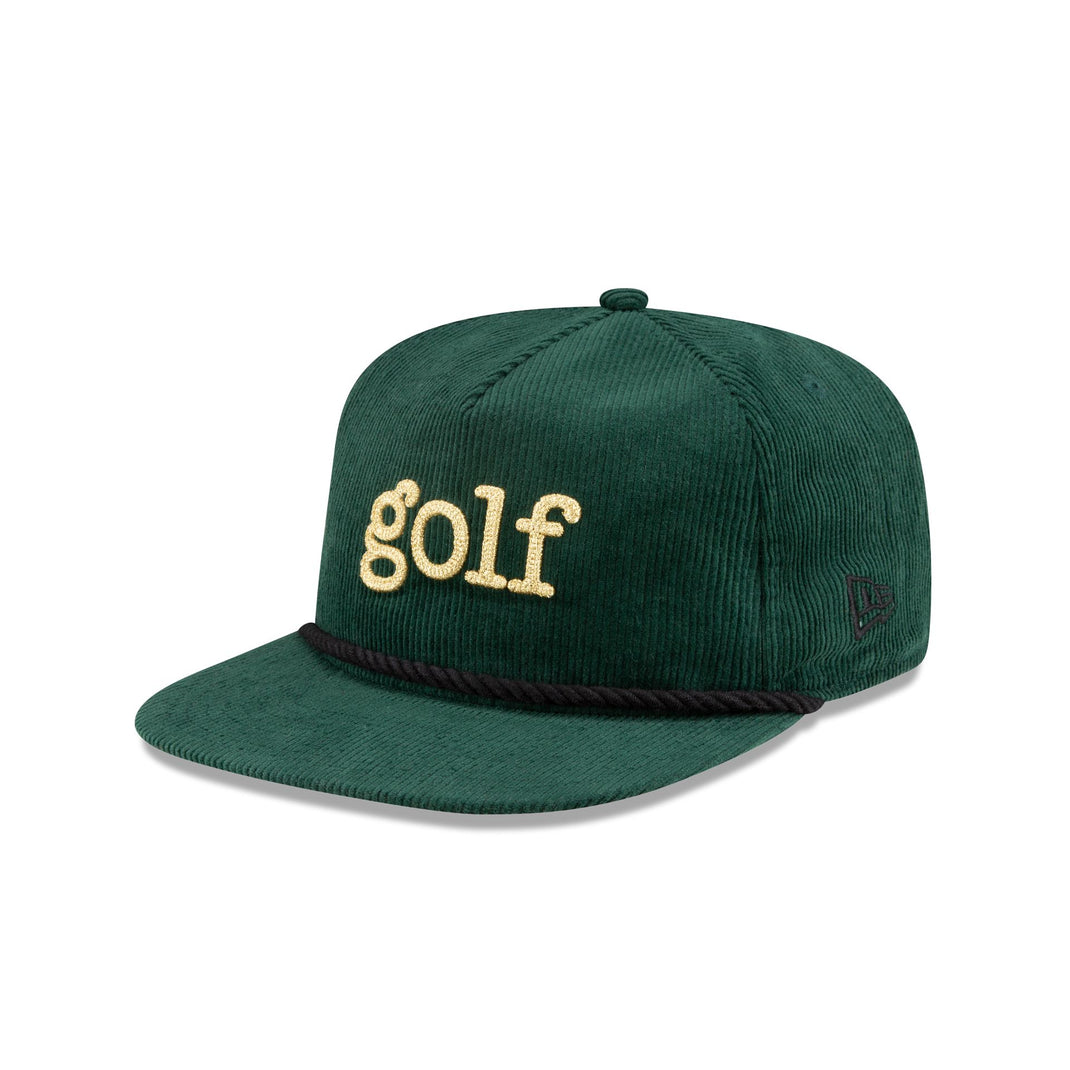 New Era Golf Black Golfer Hat