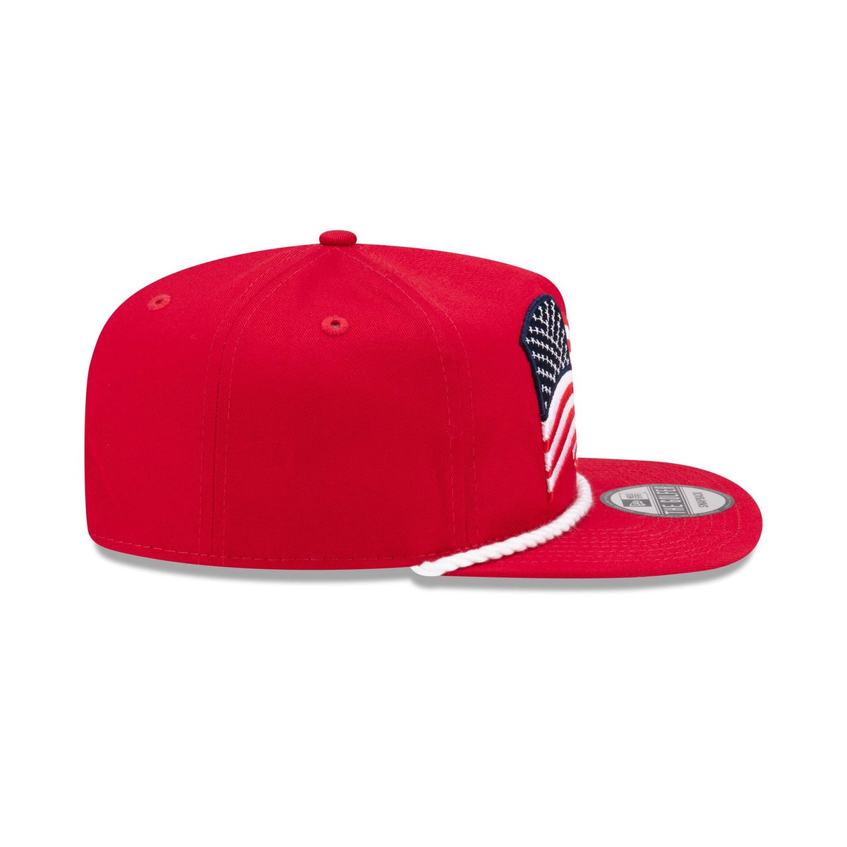 New Era Cap American Flag Red Golfer Hat