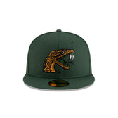 FAMU Rattlers Green 59FIFTY Fitted Hat