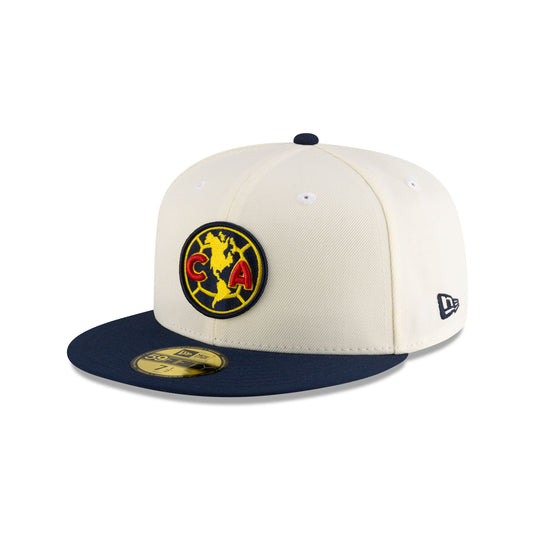 Club America Cyber Yellow 39THIRTY Stretch Fit Hat