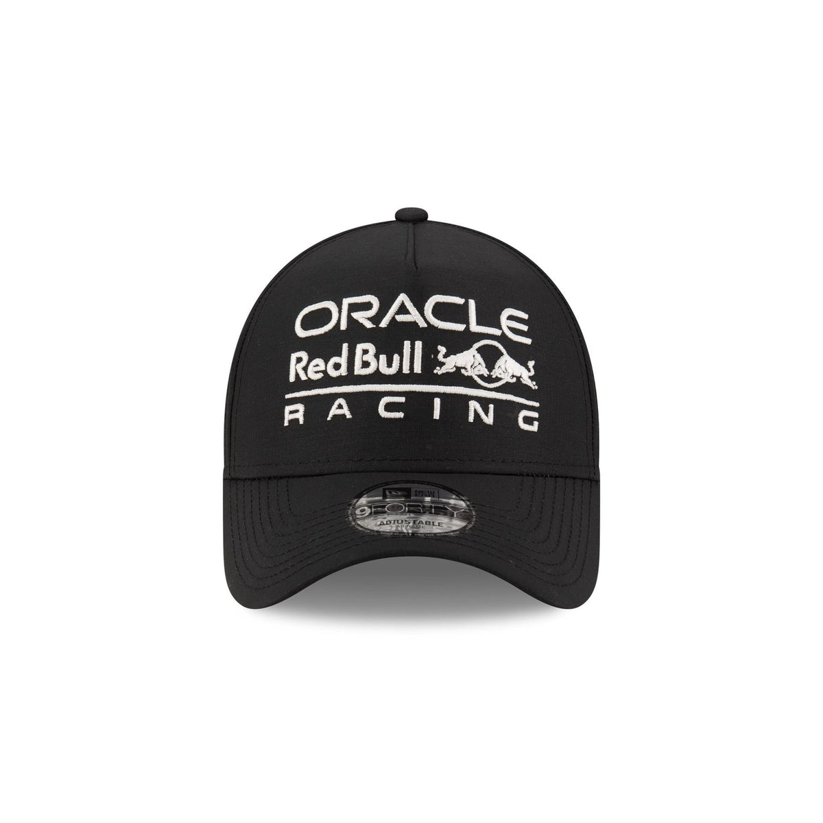 Oracle Red Bull Racing Race Essentials Black 9FORTY A-Frame Snapback Hat