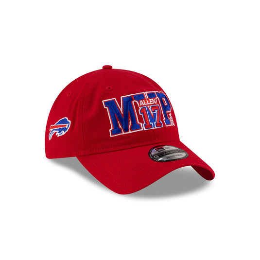 Buffalo Bills Josh Allen MVP Royal Blue 39THIRTY Stretch Fit Hat