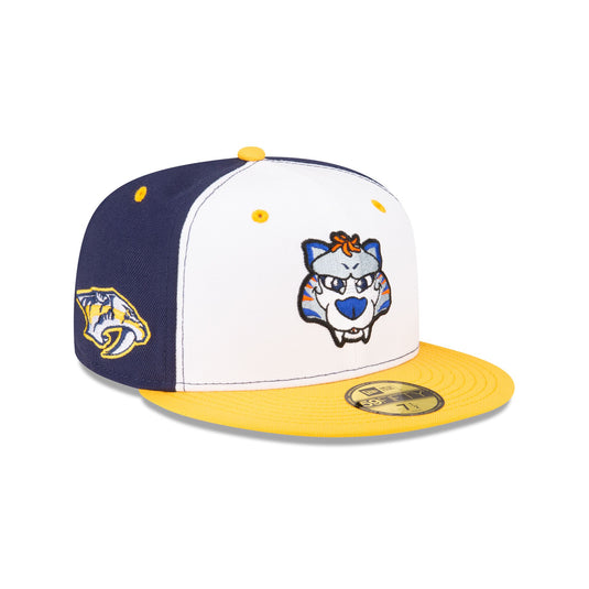 Nashville Predators Vintage Royal Gold 59FIFTY Fitted Hat