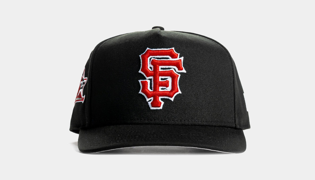 Shoe Palace Exclusive San Francisco Giants Black Red 9Fifty AF Snapback Mens Hat (Black/Red)