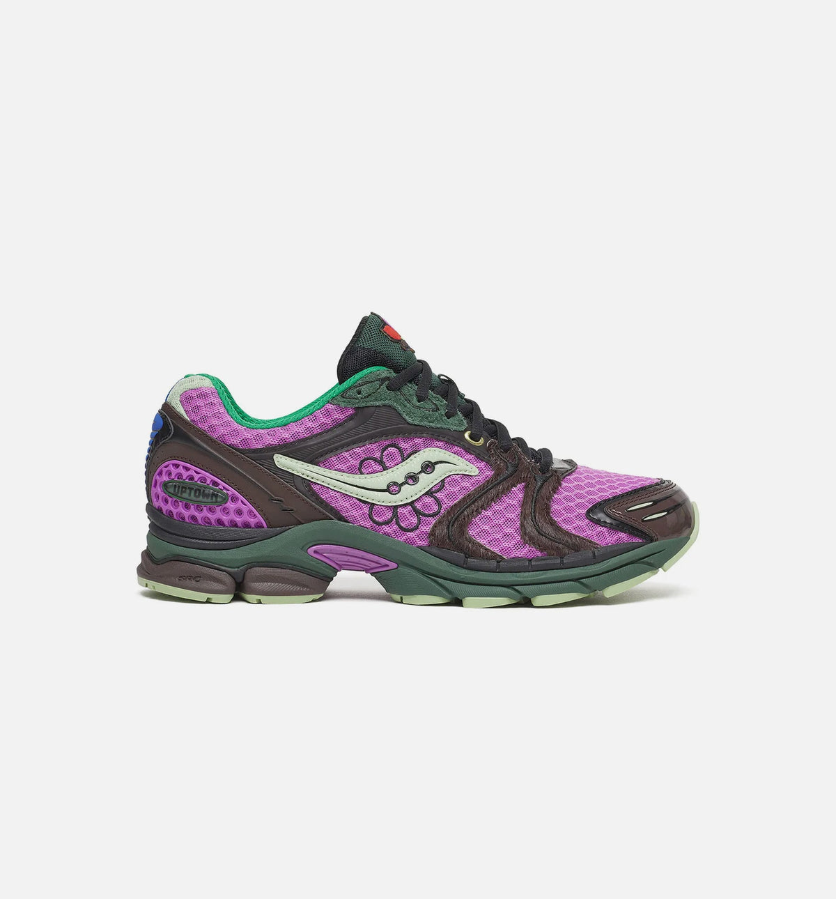 Jaetips x Saucony Progrid Triumph 4 Perrilla Mens Lifestyle Shoes - Purple/Brown/Green/Multi Color
