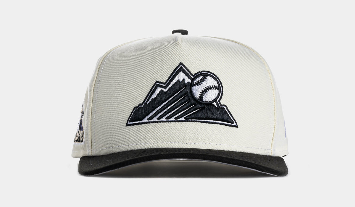 Shoe Palace Exclusive MLB Colorado Rockies 950AF Snapback Mens Hat (Chrome/Black)