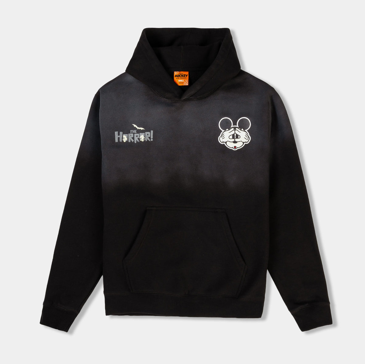 Disney Mickey And Friends By Shoe Palace Happy Haunting Washed Fleece Mens Hoodie (Black/Multicolor)