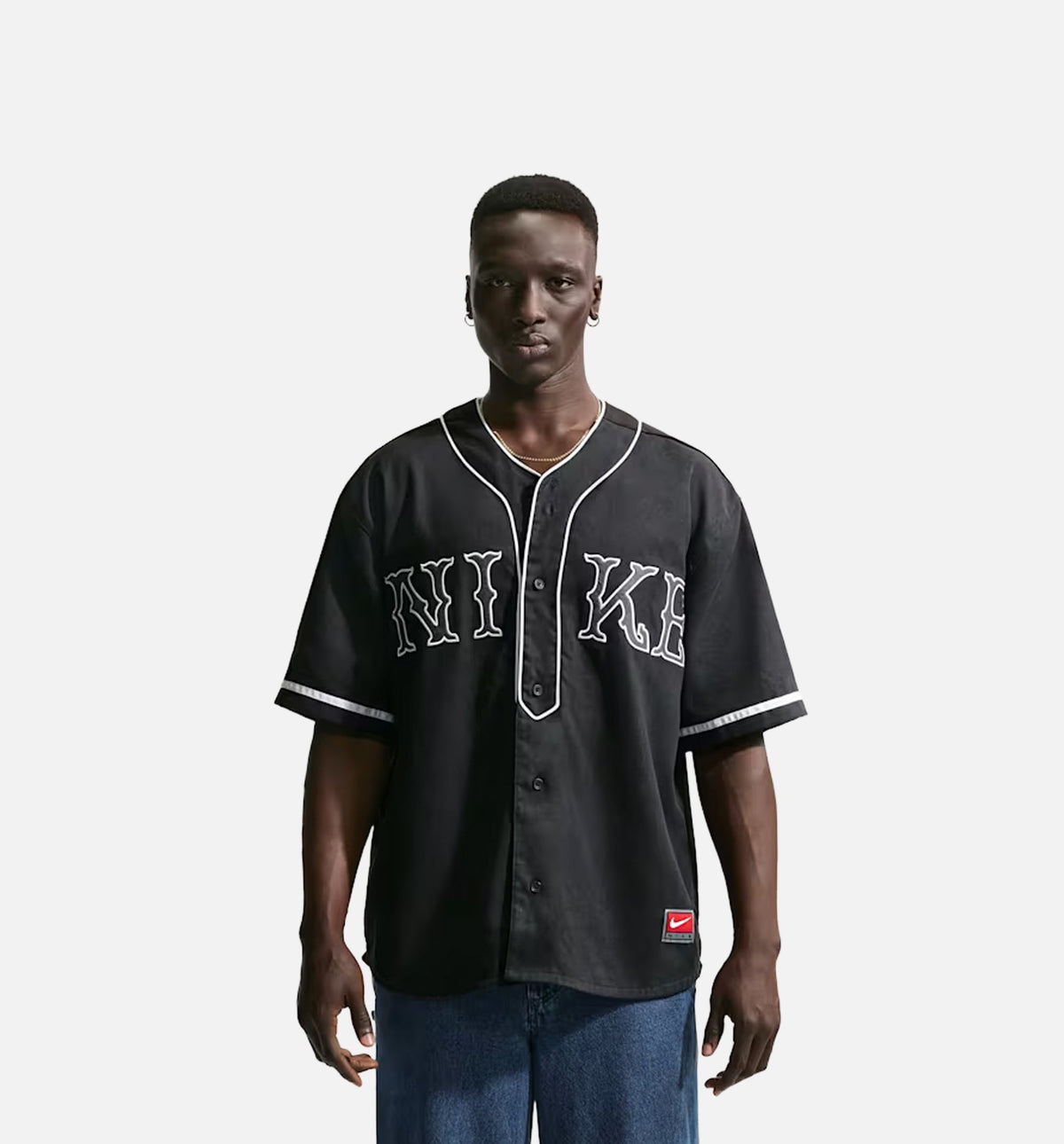 Life Vintage Sport Mens Jersey - Black/White