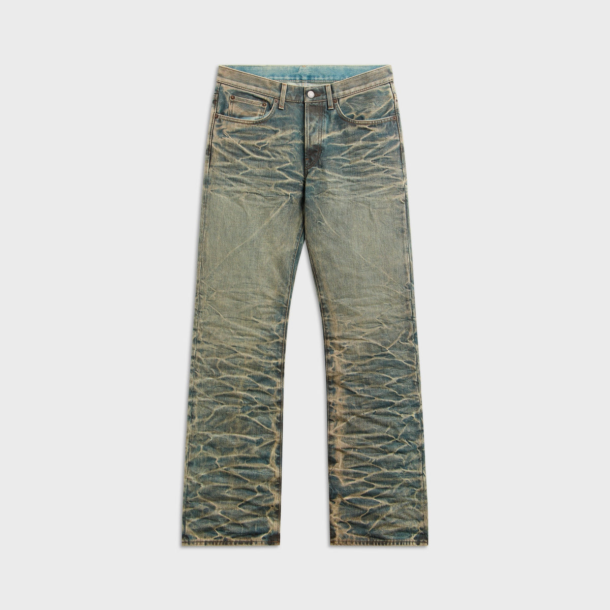 Acne Studios 2010M Regular Fit Jean - Mid Blue