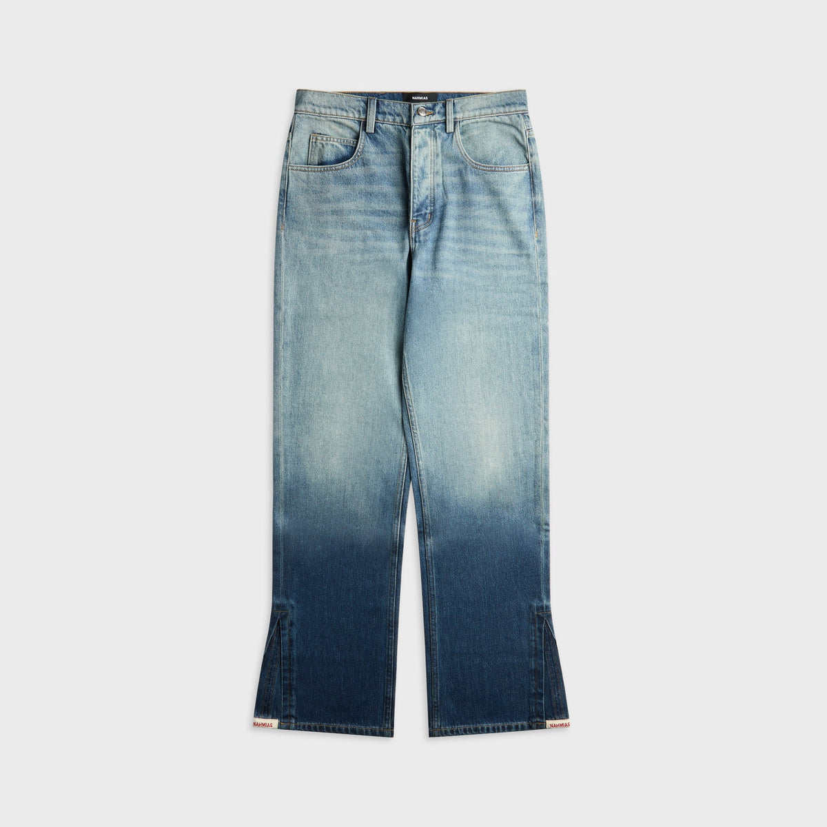 NAHMIAS High Tide Split Seam Straight Leg Jean - Medium Indigo Wash