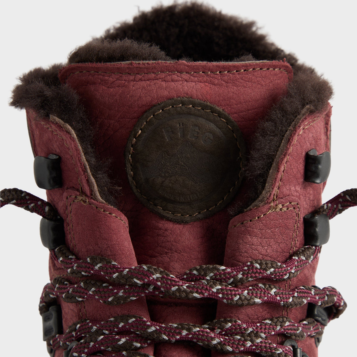 Ronnie Fieg for Diemme Roccia Vet Gomma Shearling - Bordeaux