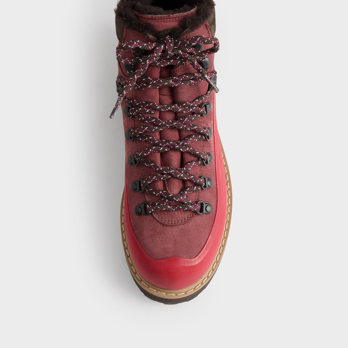 Ronnie Fieg for Diemme Roccia Vet Gomma Shearling - Bordeaux