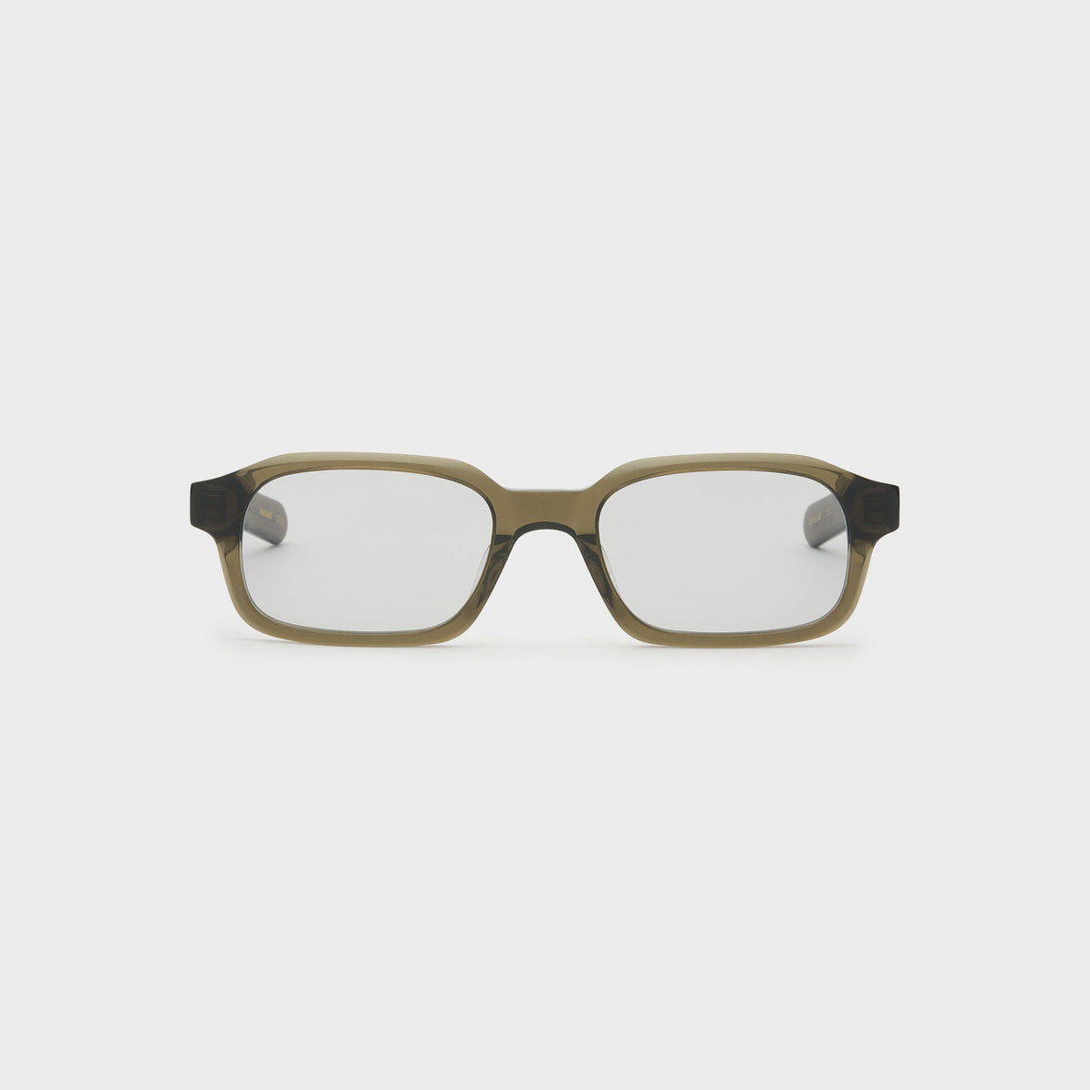 Flatlist Hanky Sunglasses - Crystal Olive / Light Grey