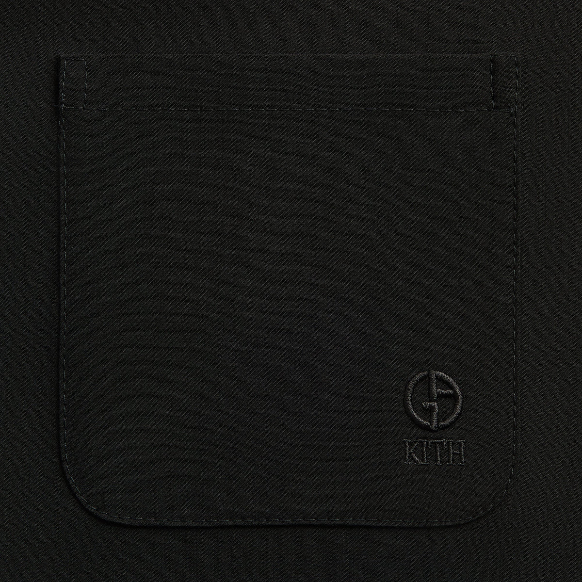 Giorgio Armani &Kin Milano Crepe Entrepreneur Shirt - Black