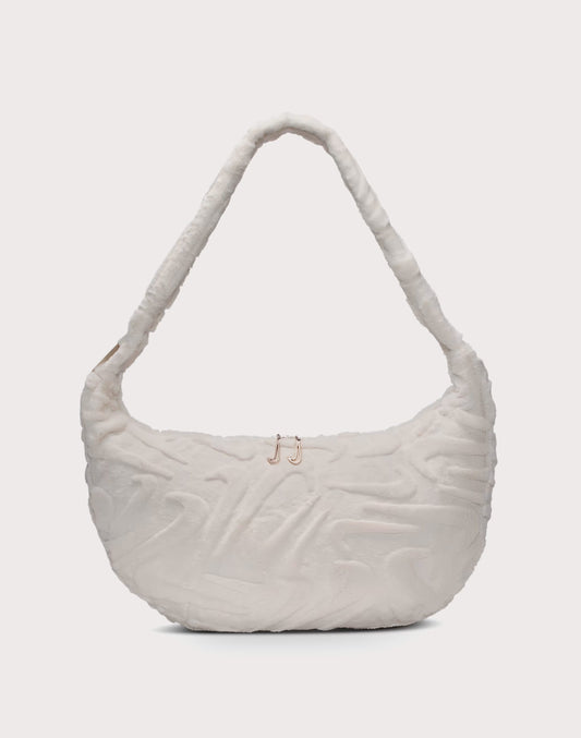 Nike Faux Fur Slouchy Bag