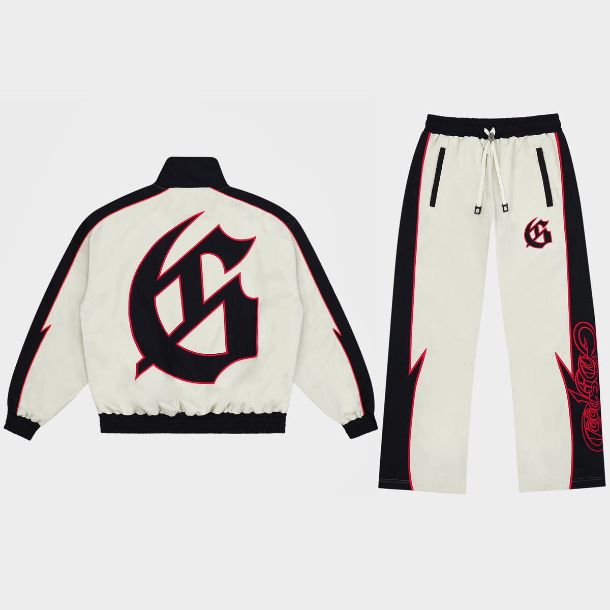 GT Tracksuit ( White/Red )