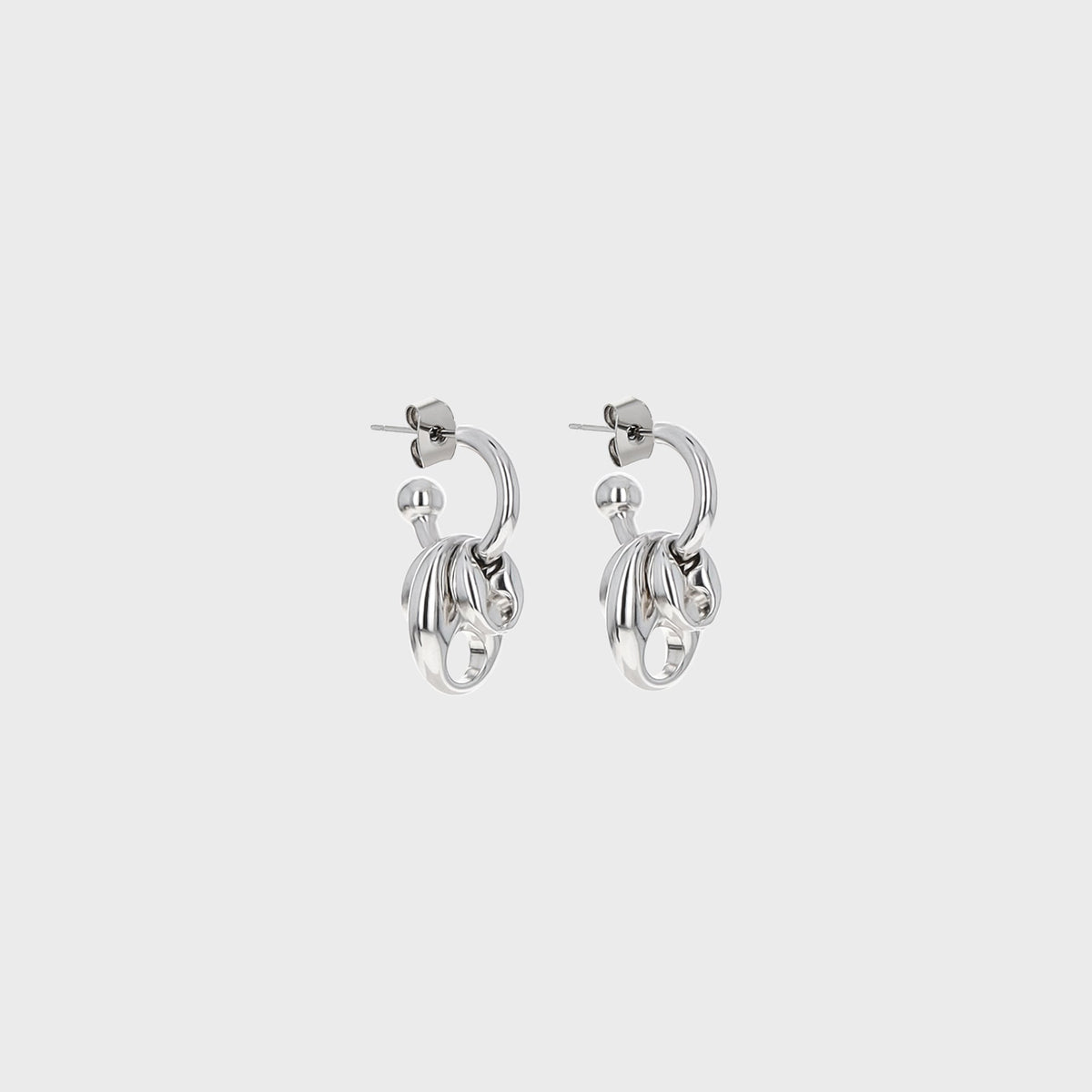 Justine Clenquet Akari Earrings - Palladium