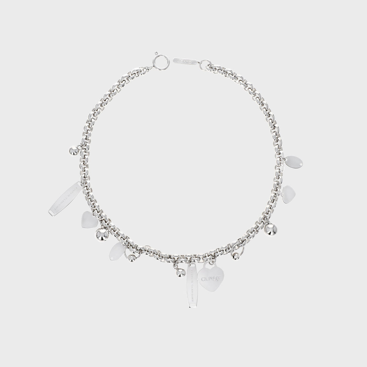 Justine Clenquet Kiki Necklace - Palladium