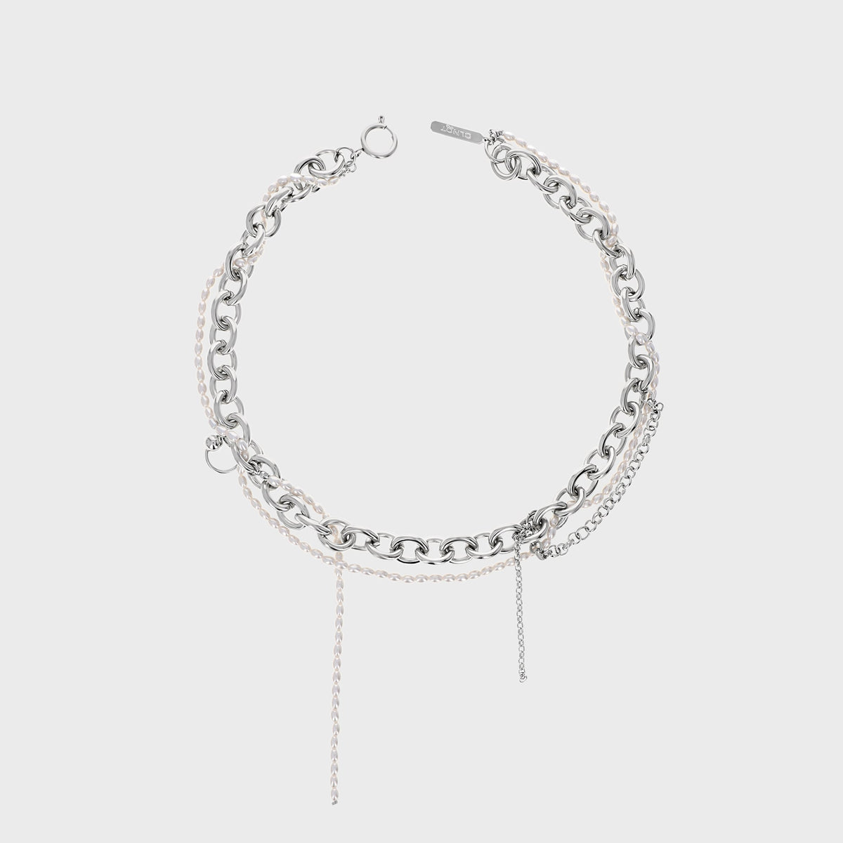 Justine Clenquet Salem Necklace - Palladium
