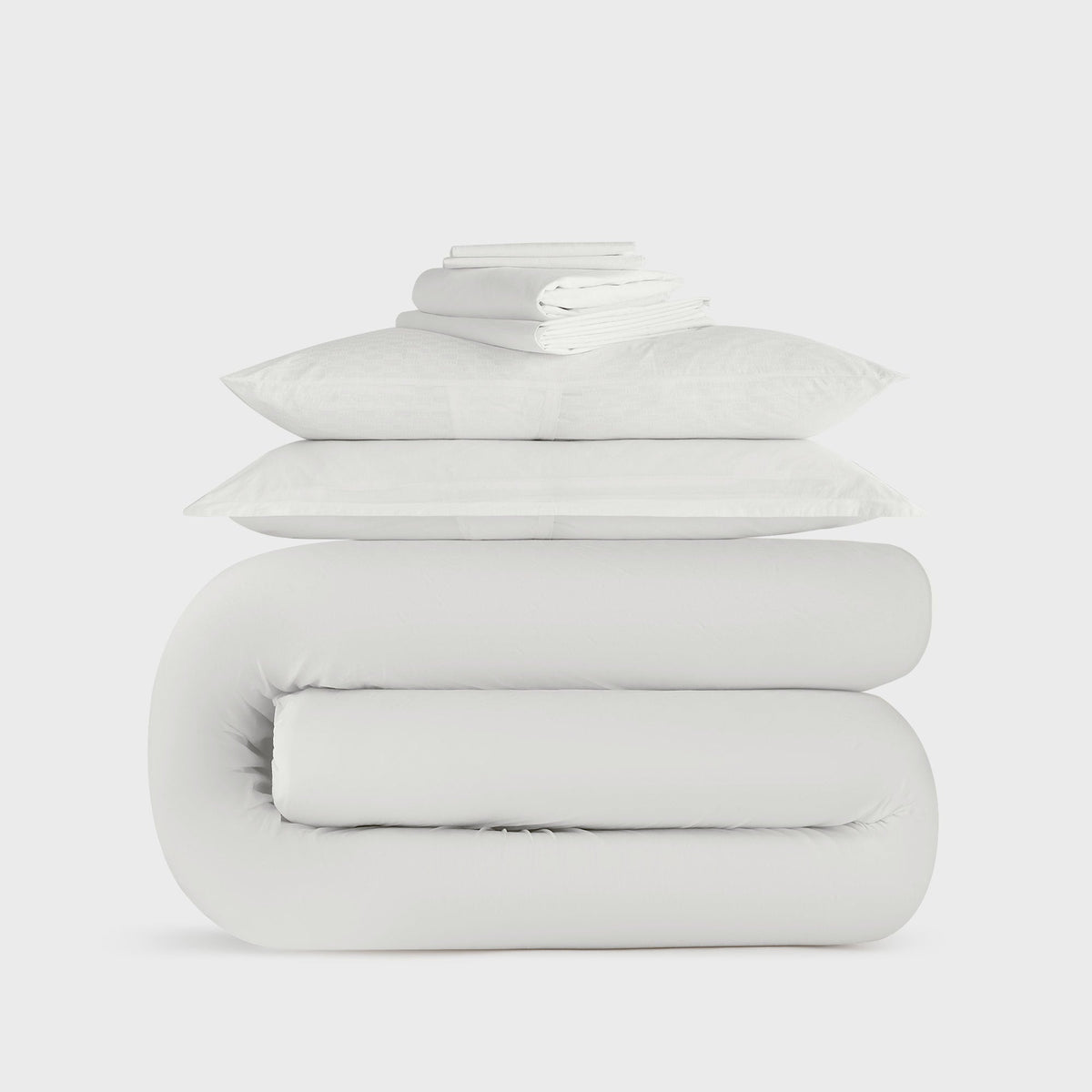 Kith Monogram Queen Size Bedding Set - White