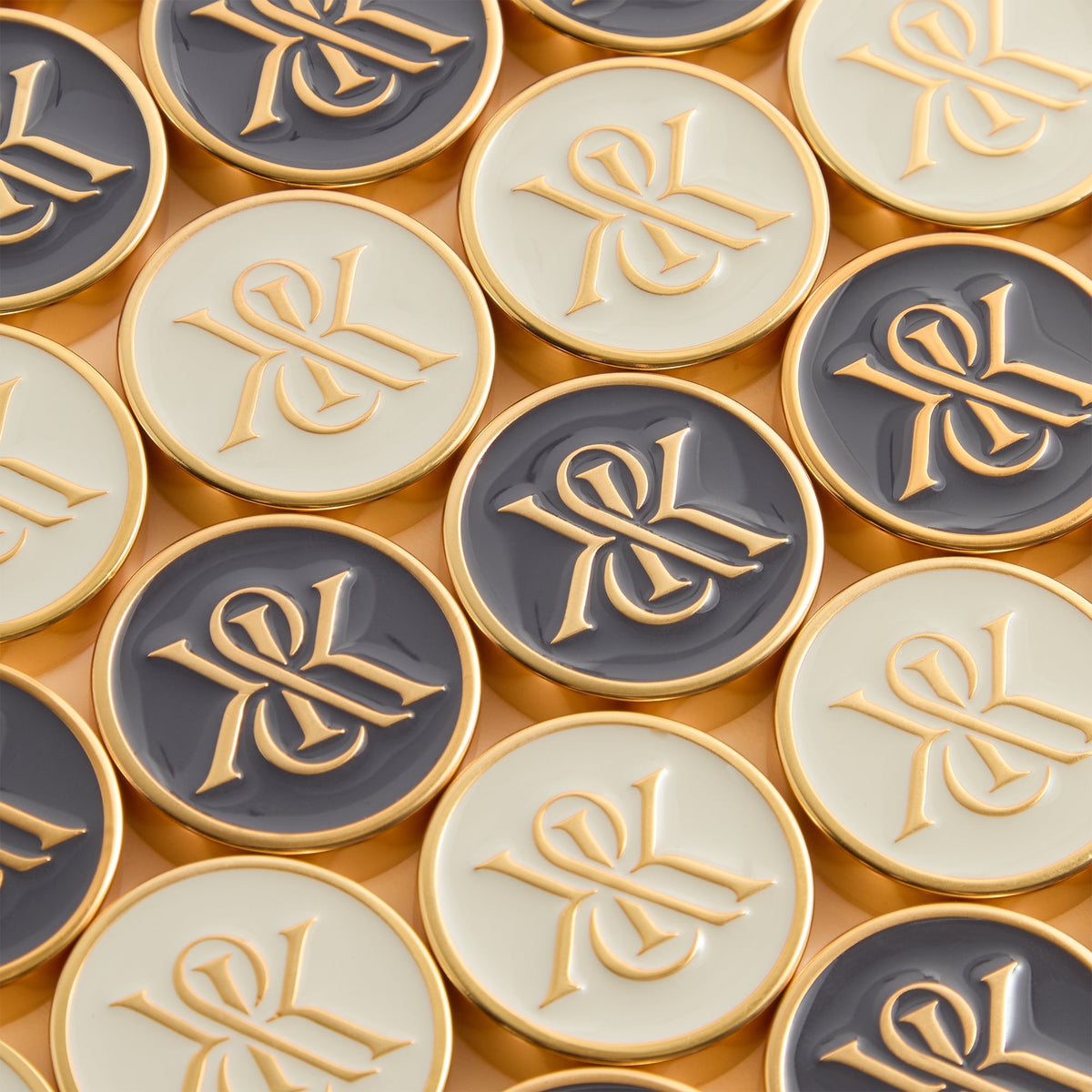 Kith Monogram Debossed Suede Backgammon Set - Ink