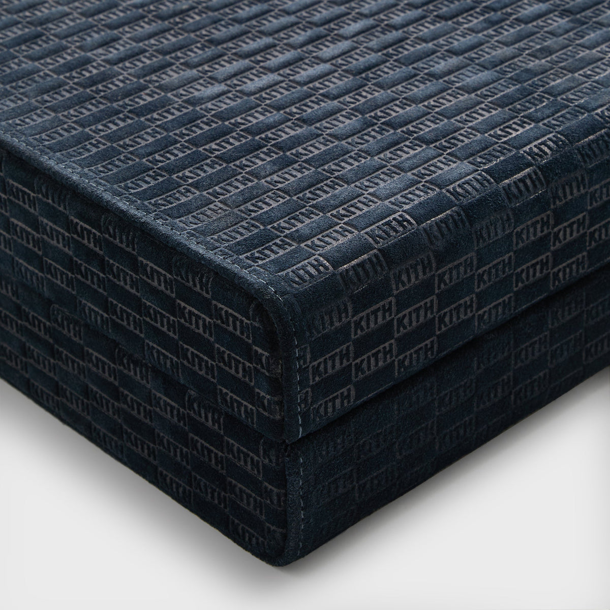 Kith Monogram Debossed Suede Backgammon Set - Ink