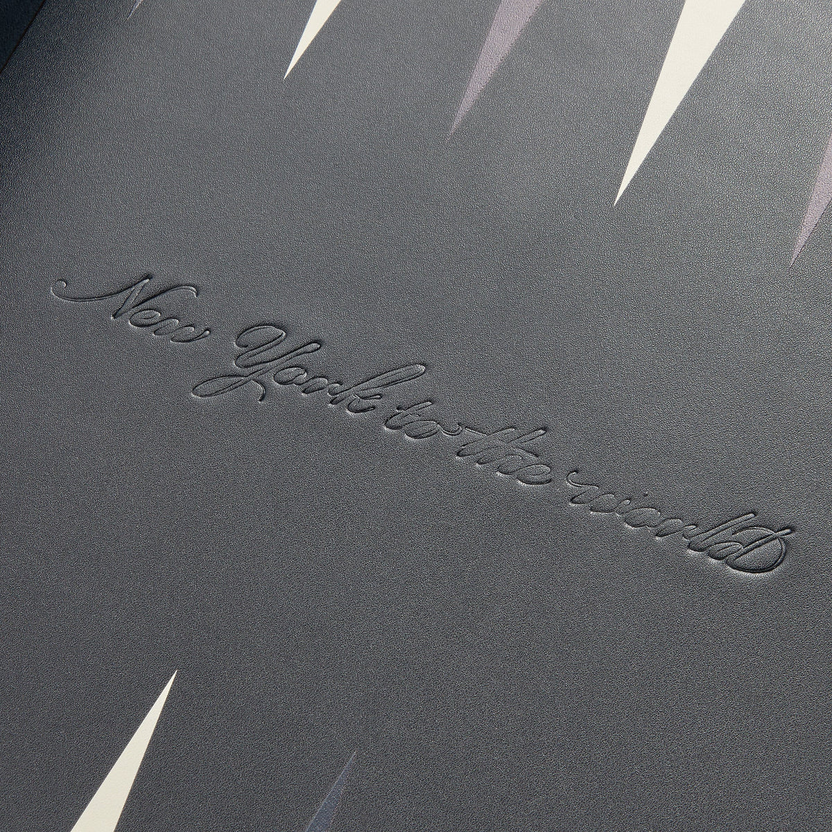 Kith Monogram Debossed Suede Backgammon Set - Ink