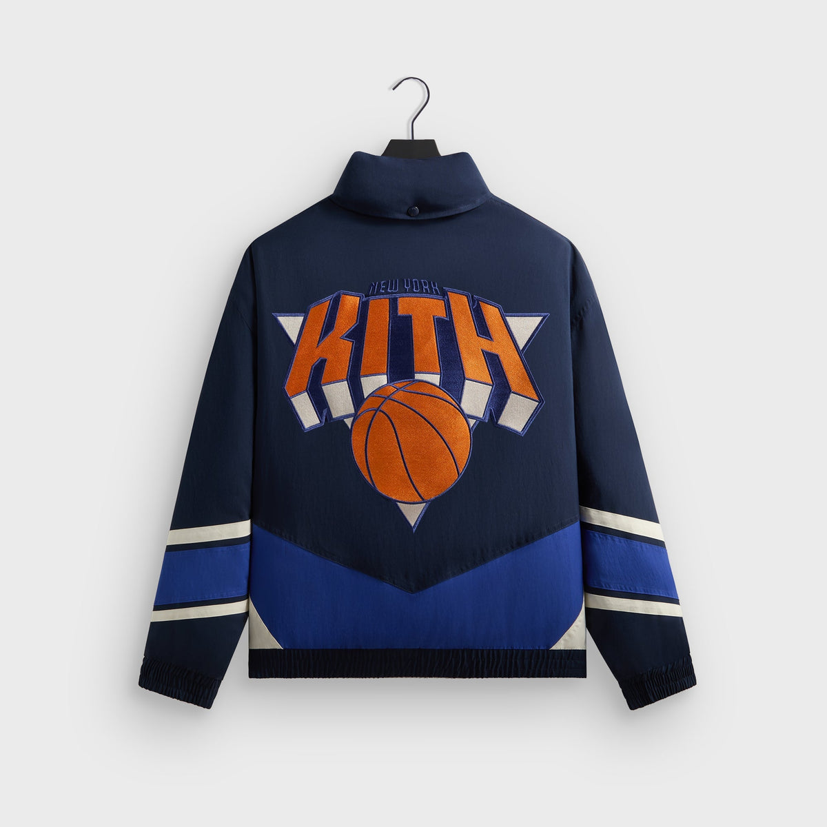 Kith for the New York Knicks Padded Nylon Jacket - Nocturnal