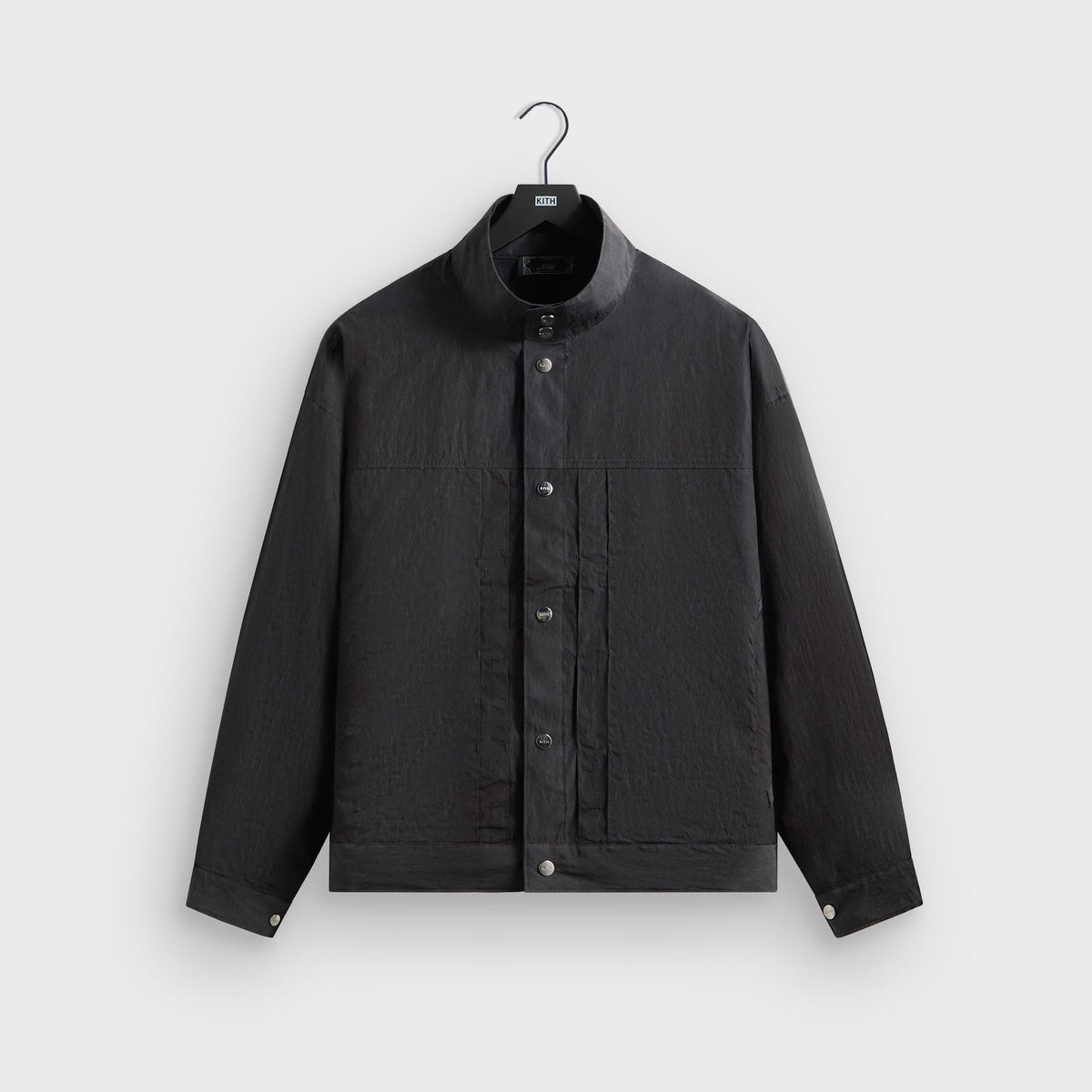 Kith Garment Dyed Wrinkle Nylon Alonzo Tech Jacket - Thunder