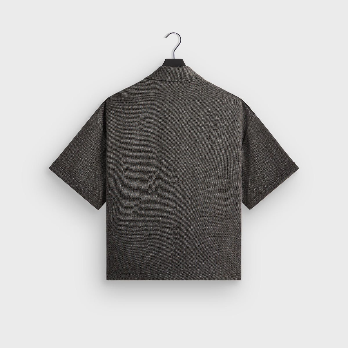 &Kin Textured Linen Ito Blazer - Black Melange