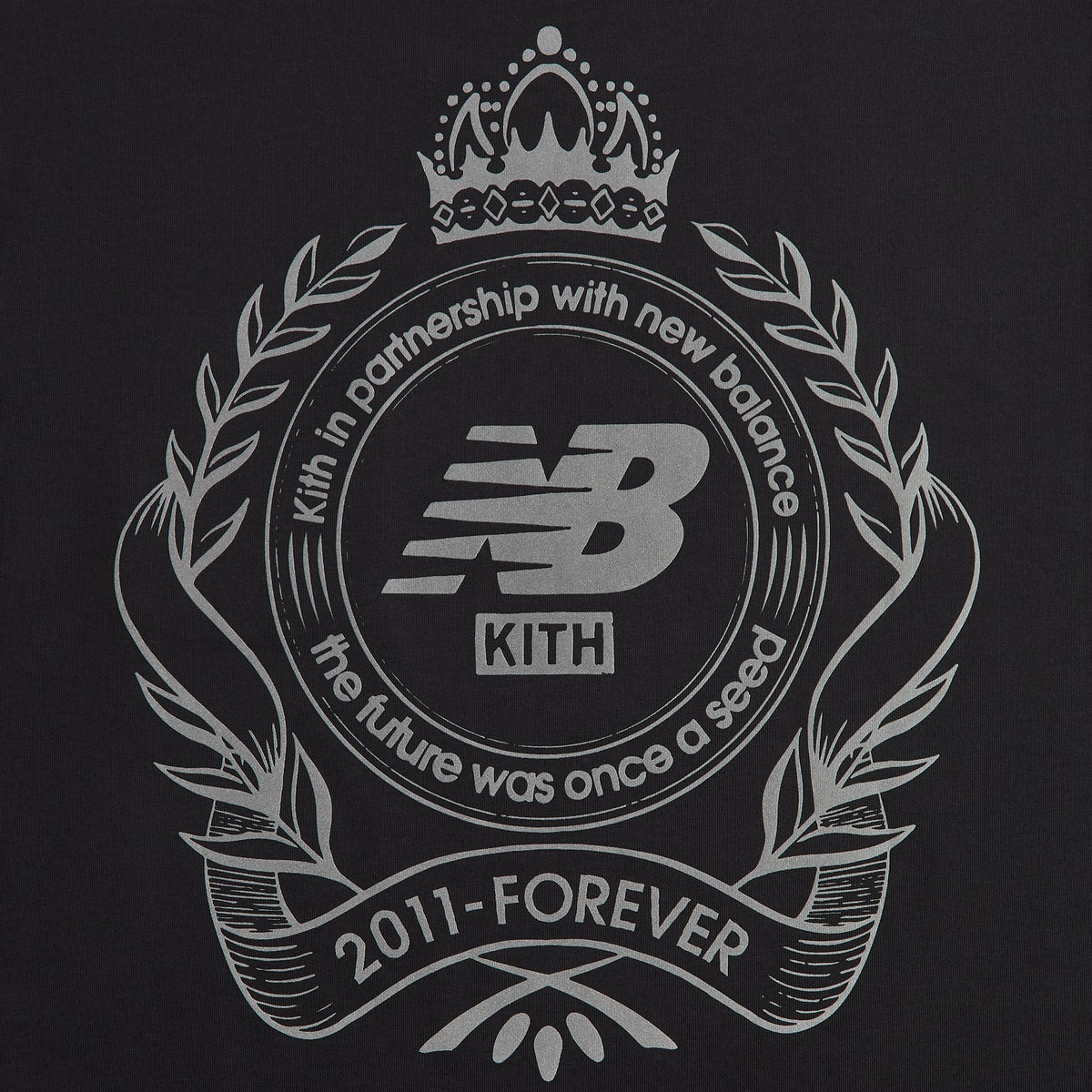 Kith & New Balance Crest Pocket Tee - Black
