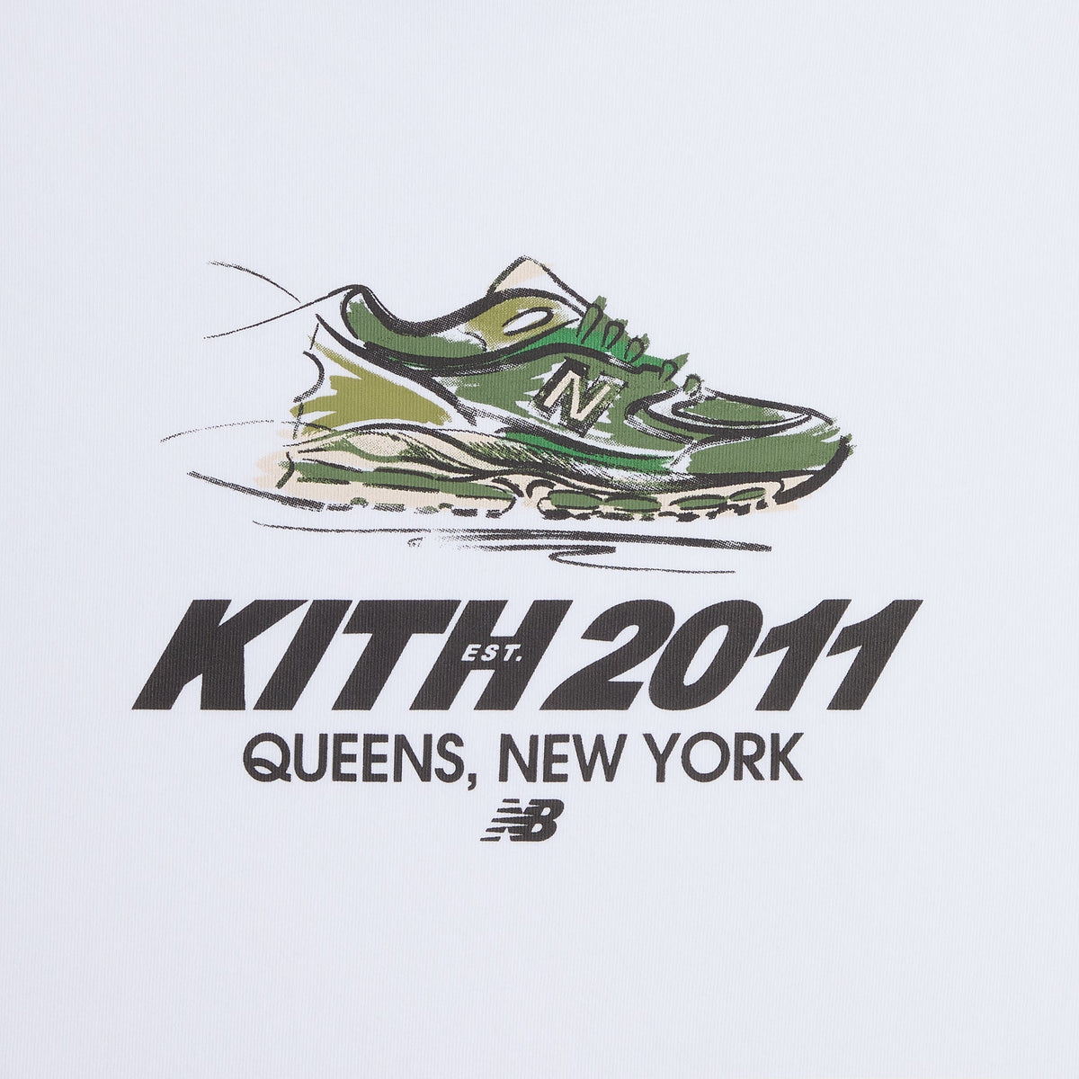 Kith & New Balance 2011 Sketch Jones Tee - White