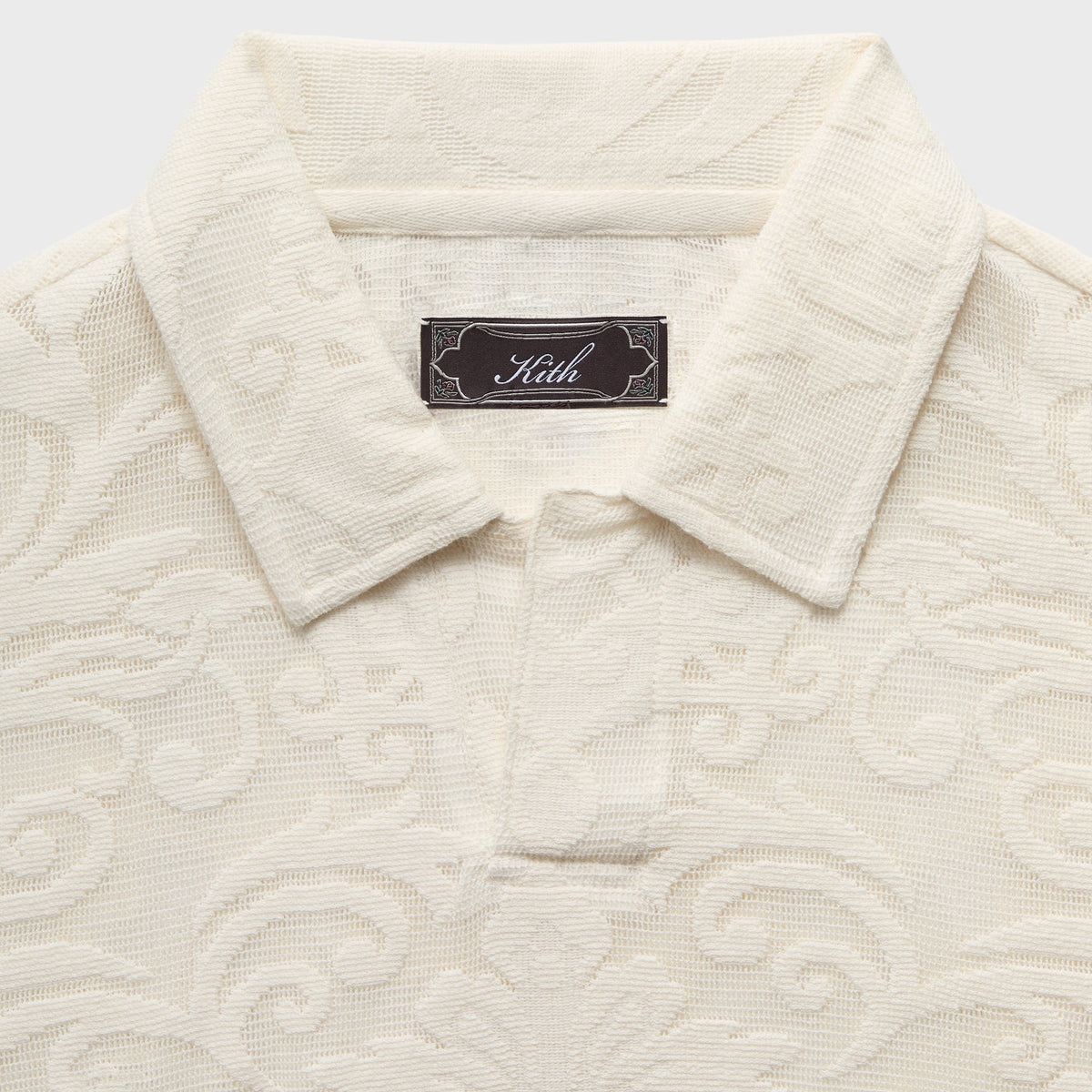 Kith Knit Lace Leo Polo - Sandrift