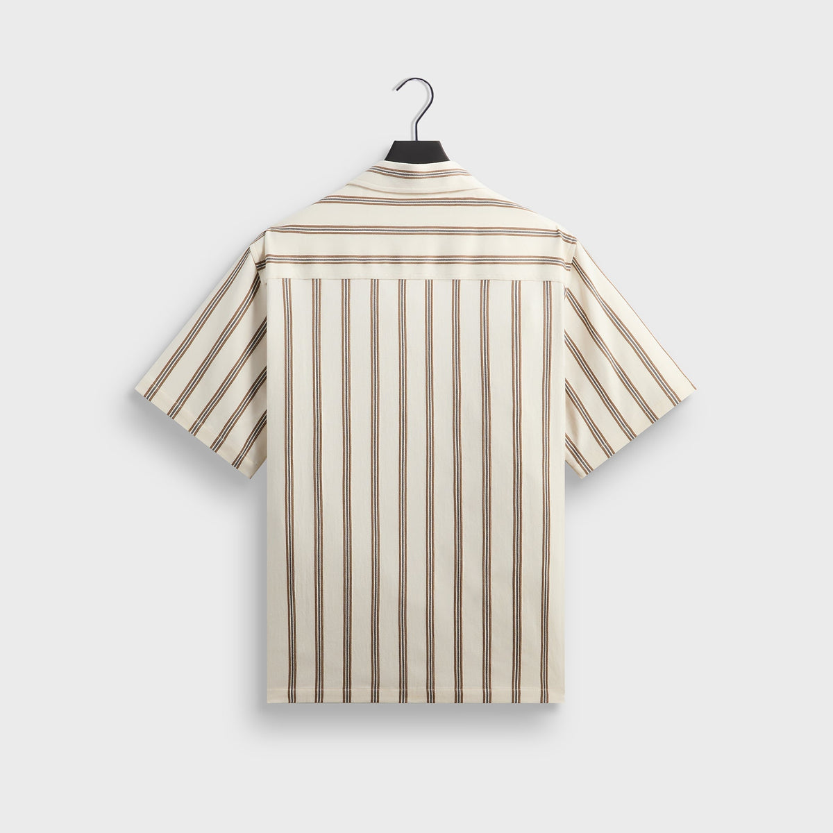 Kith Textured Stripe Thompson Camp Collar Shirt - Sandalwood