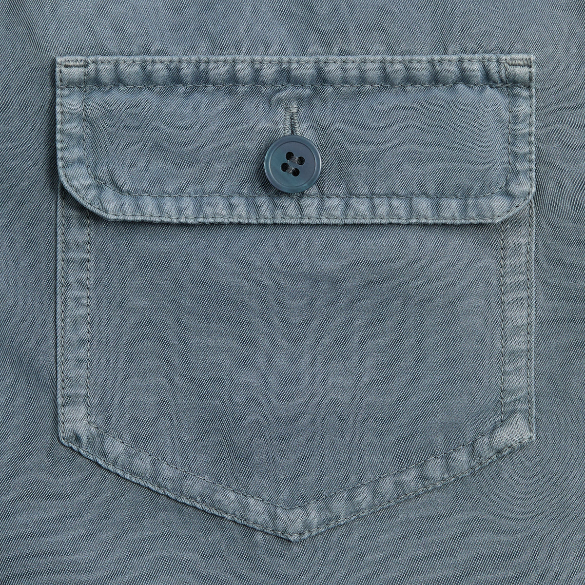 &Kin Garment Dyed Silk Collared Yardley Shirt - Ovation