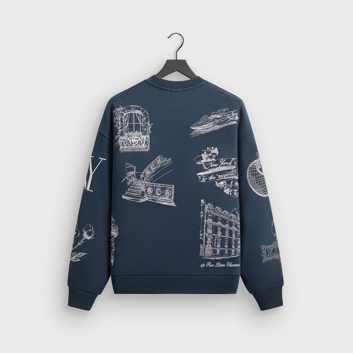 Kith New York To The World Nelson Crewneck - Nocturnal