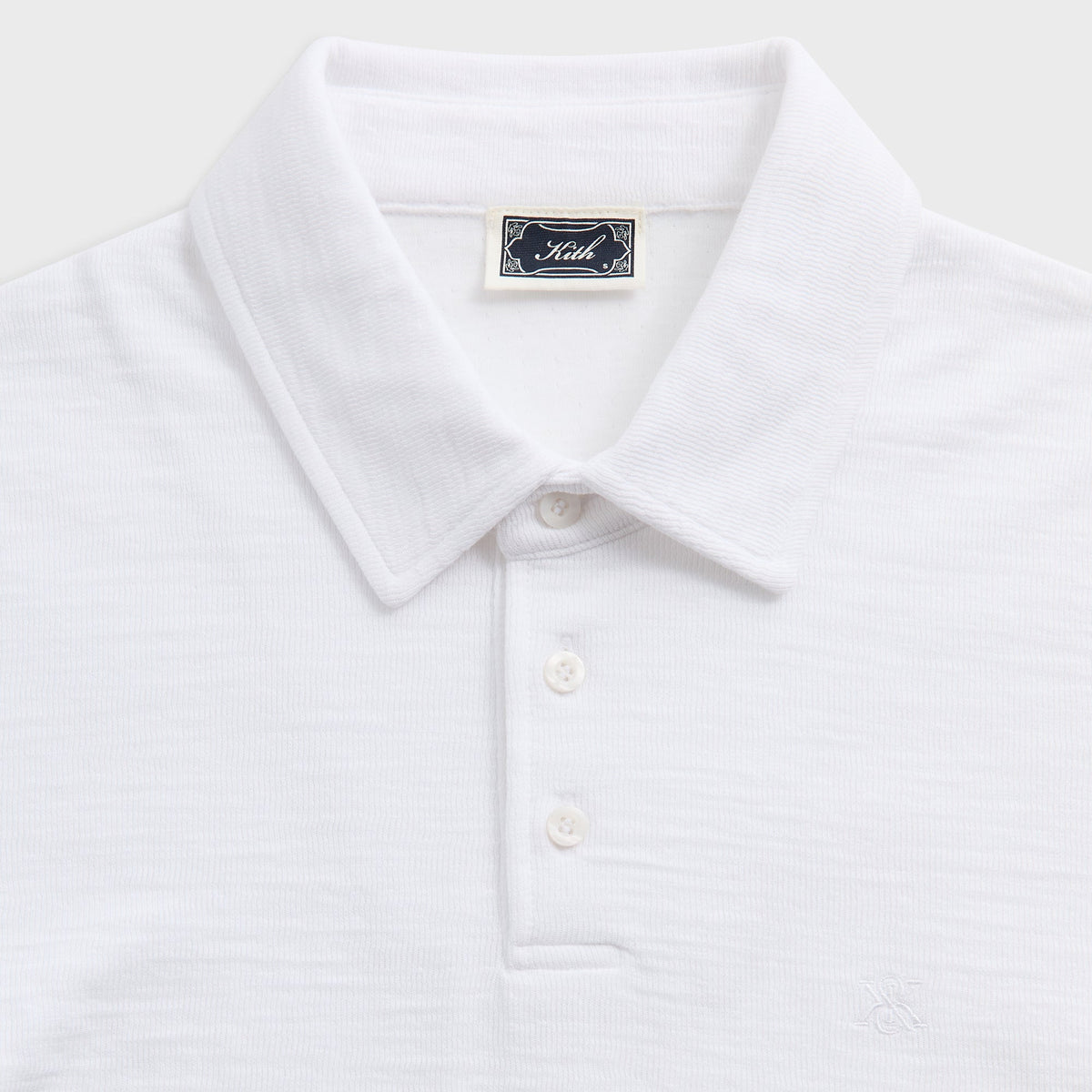 Kith Double Face Jersey Heathrow Polo - White