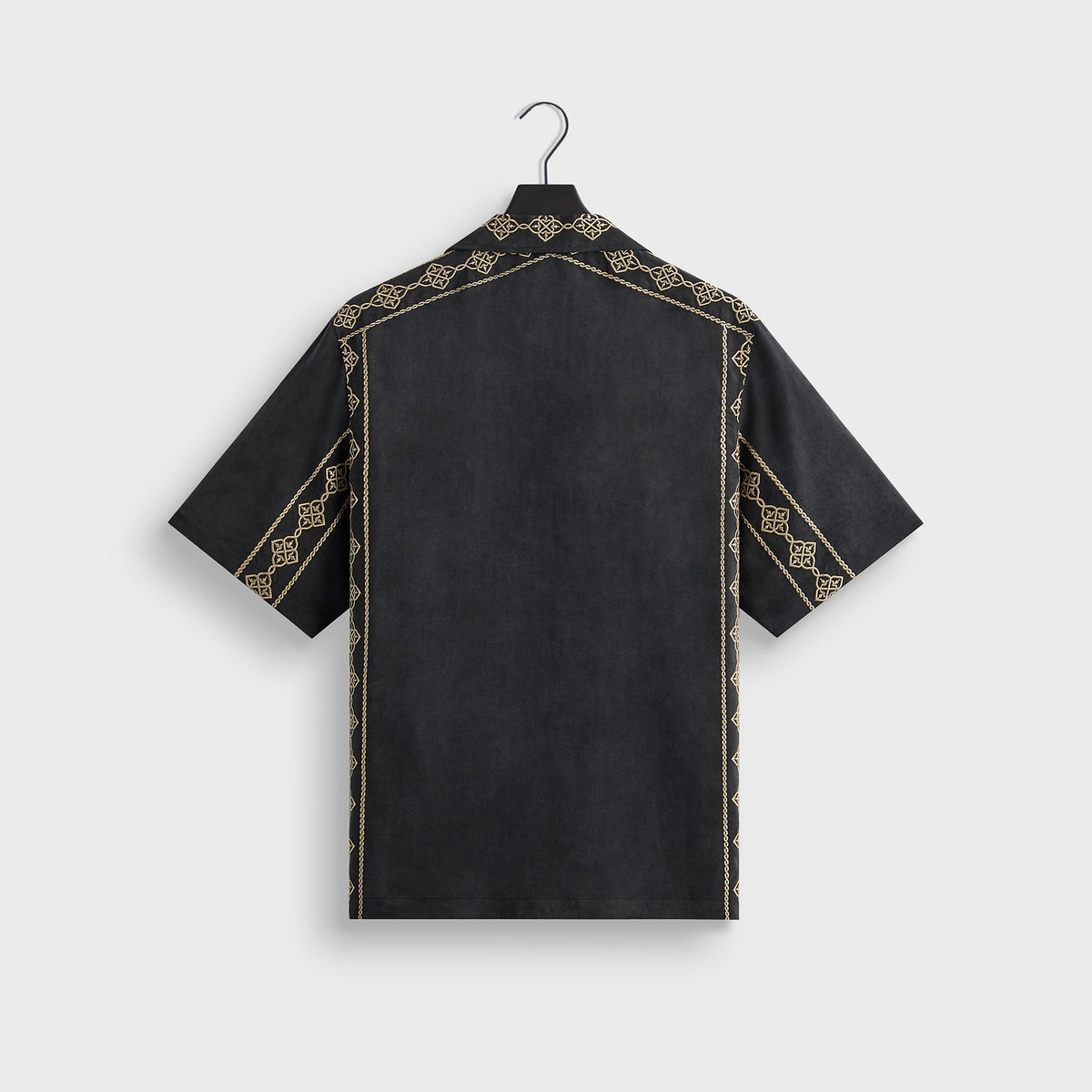 Kith Cupro Linen Thompson Camp Collar Shirt - Black