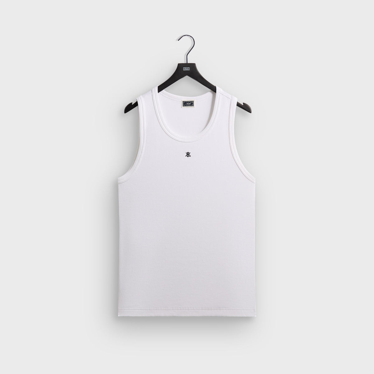 Kith Crest Ribbed Tank - White