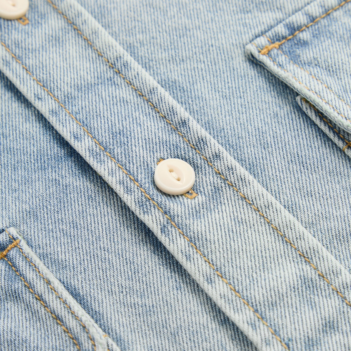 Kith Henson Denim Shirt - Light Indigo