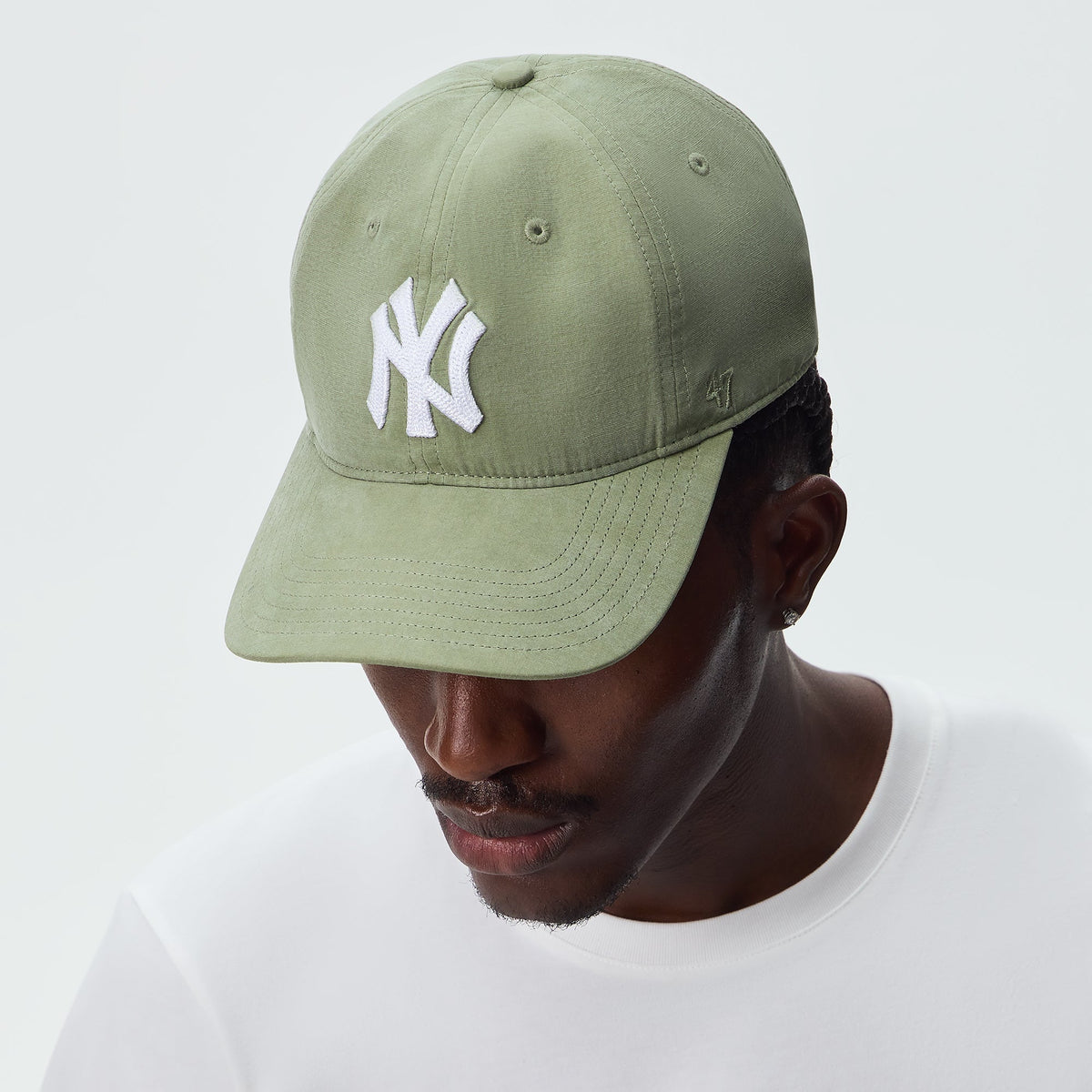 Kith & '47 for the New York Yankees Cupro Linen Franchise LS Cap - Commune