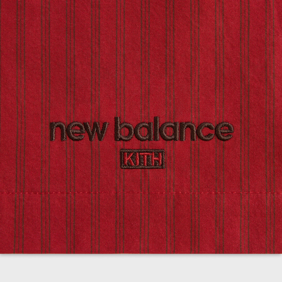 Kith & New Balance Poplin Mix Madison Short - Biking Red