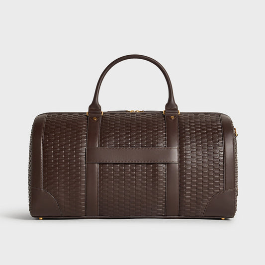 Kith Monogram Smooth Leather Traveler K55 Duffle Bag - Zoom