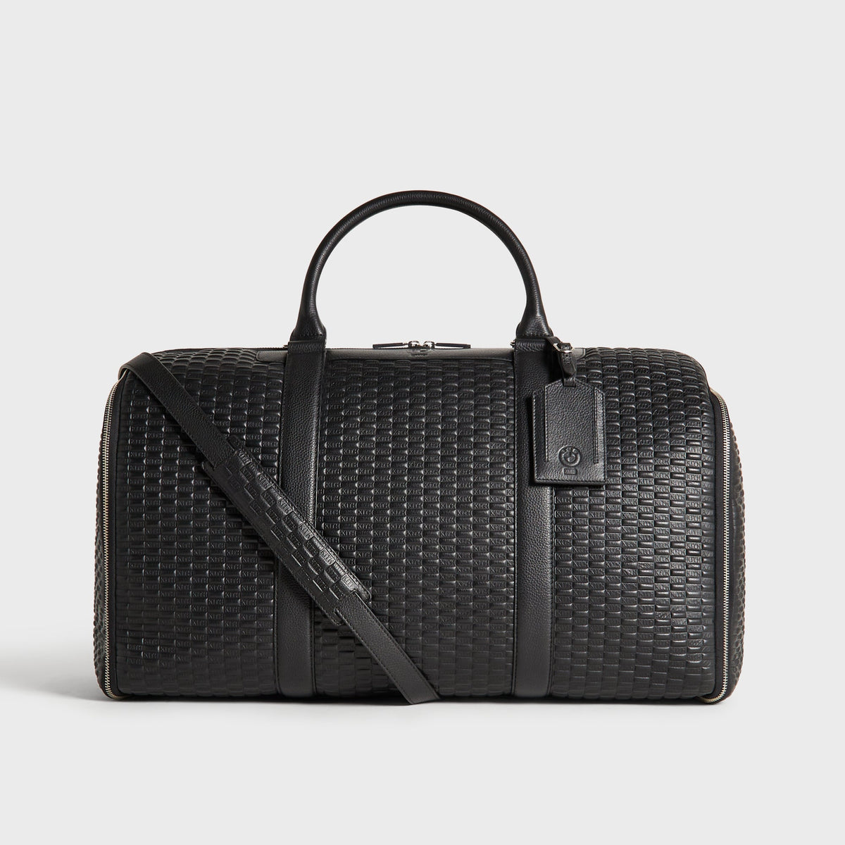 Kith for BMW Leather Travel Garment Duffle Bag - Black