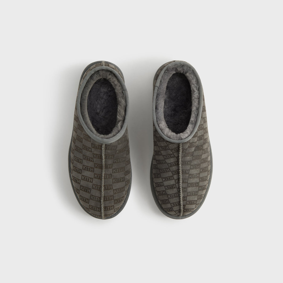 Kith Monogram Shearling Slippers - Idea
