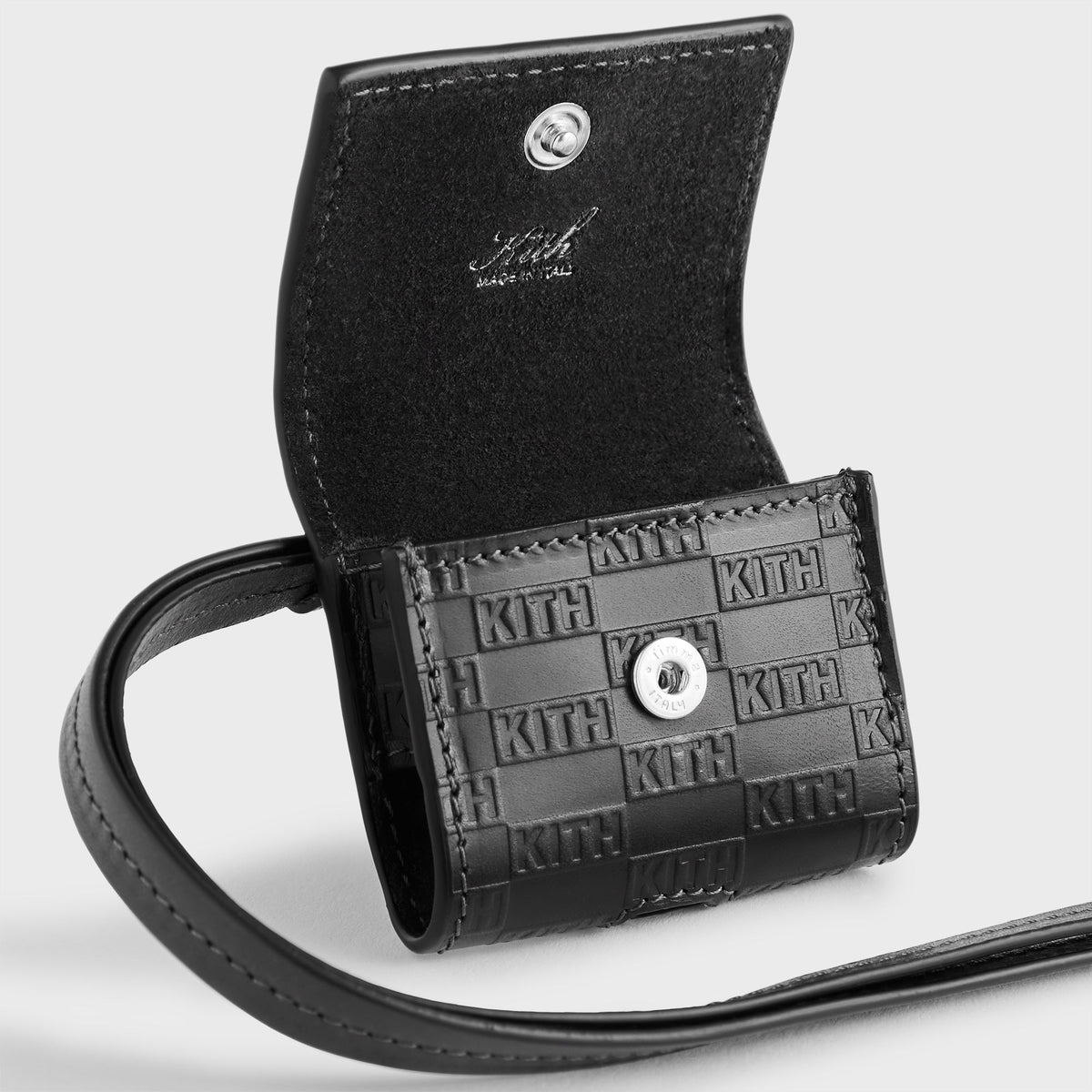 Kith Monogram Deboss AirPods Case - Black