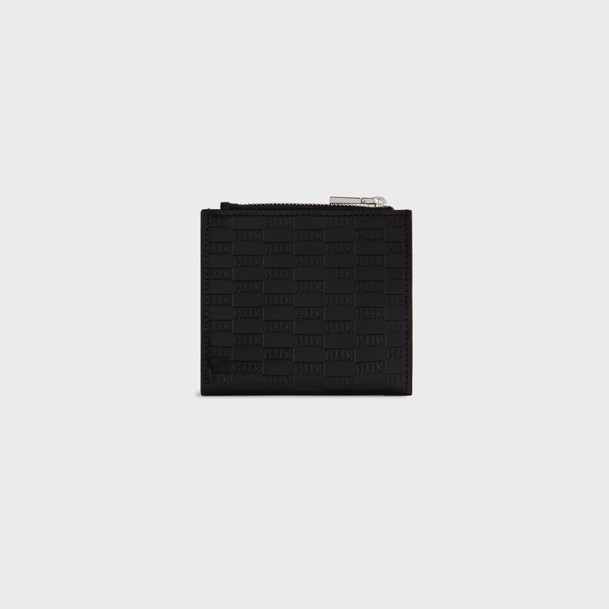 Kith Monogram Leather Snap Wallet - Black