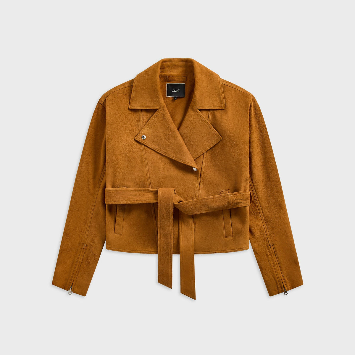 Kith Women Weslan Suede Biker Jacket - Branch