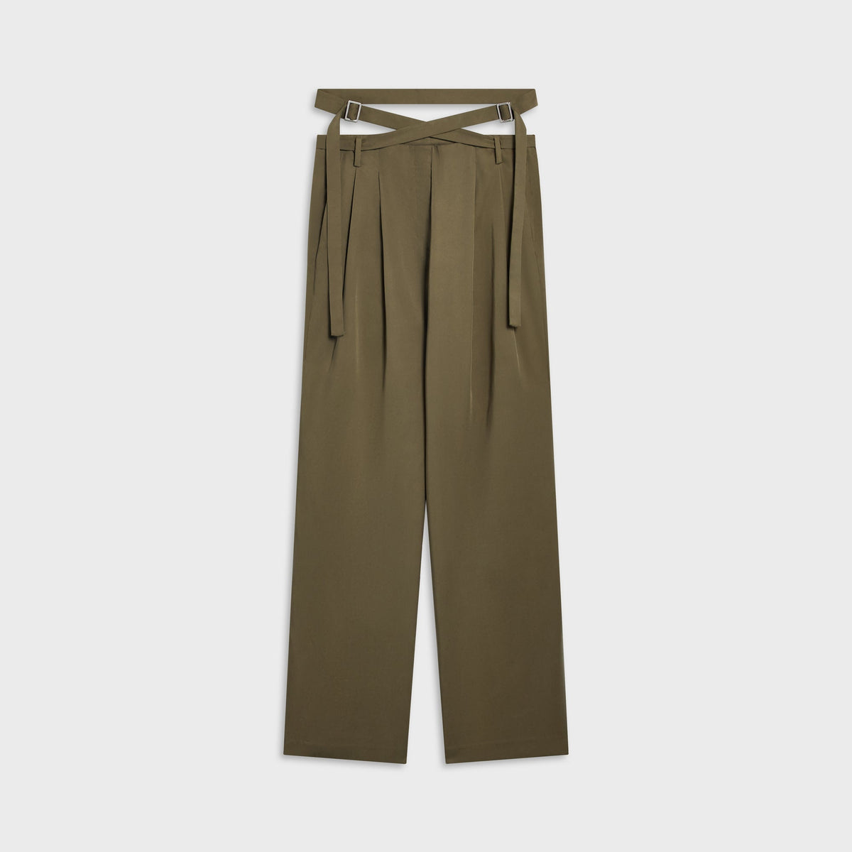 Kith Women Tallis Waist Strap Trouser - Chelonian
