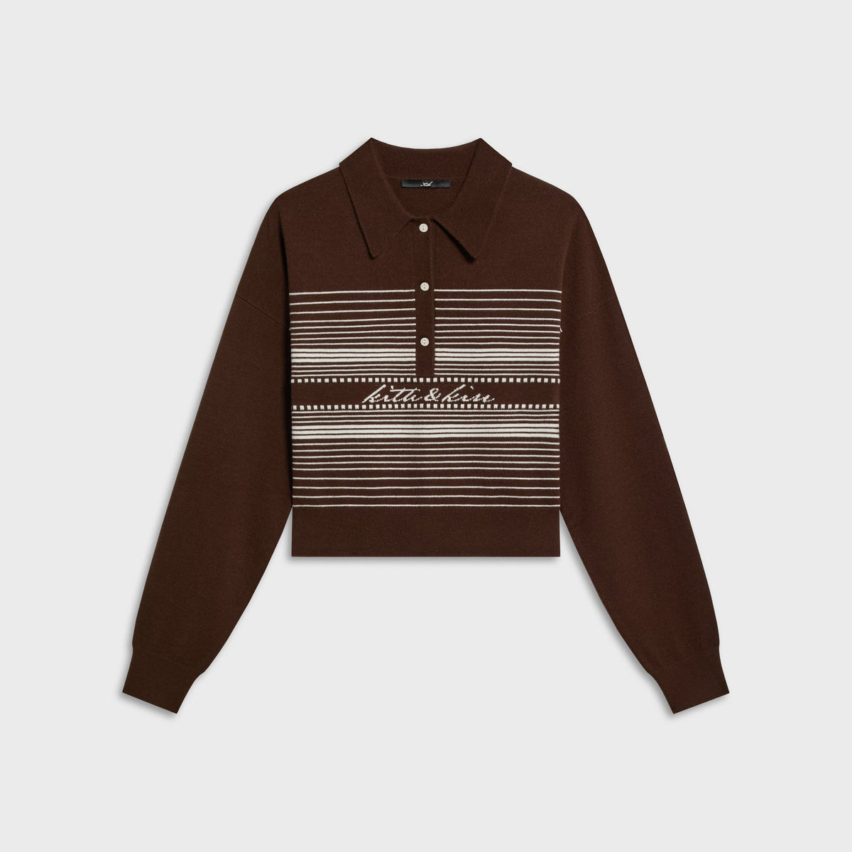 Kith Women Selma Kith & Kin Cropped Polo - Incognito